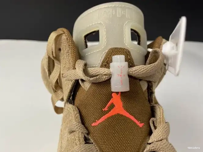 Rep TBK Retro Air 6 DH0690-200 Khaki British Travis Scott Jordan 0518